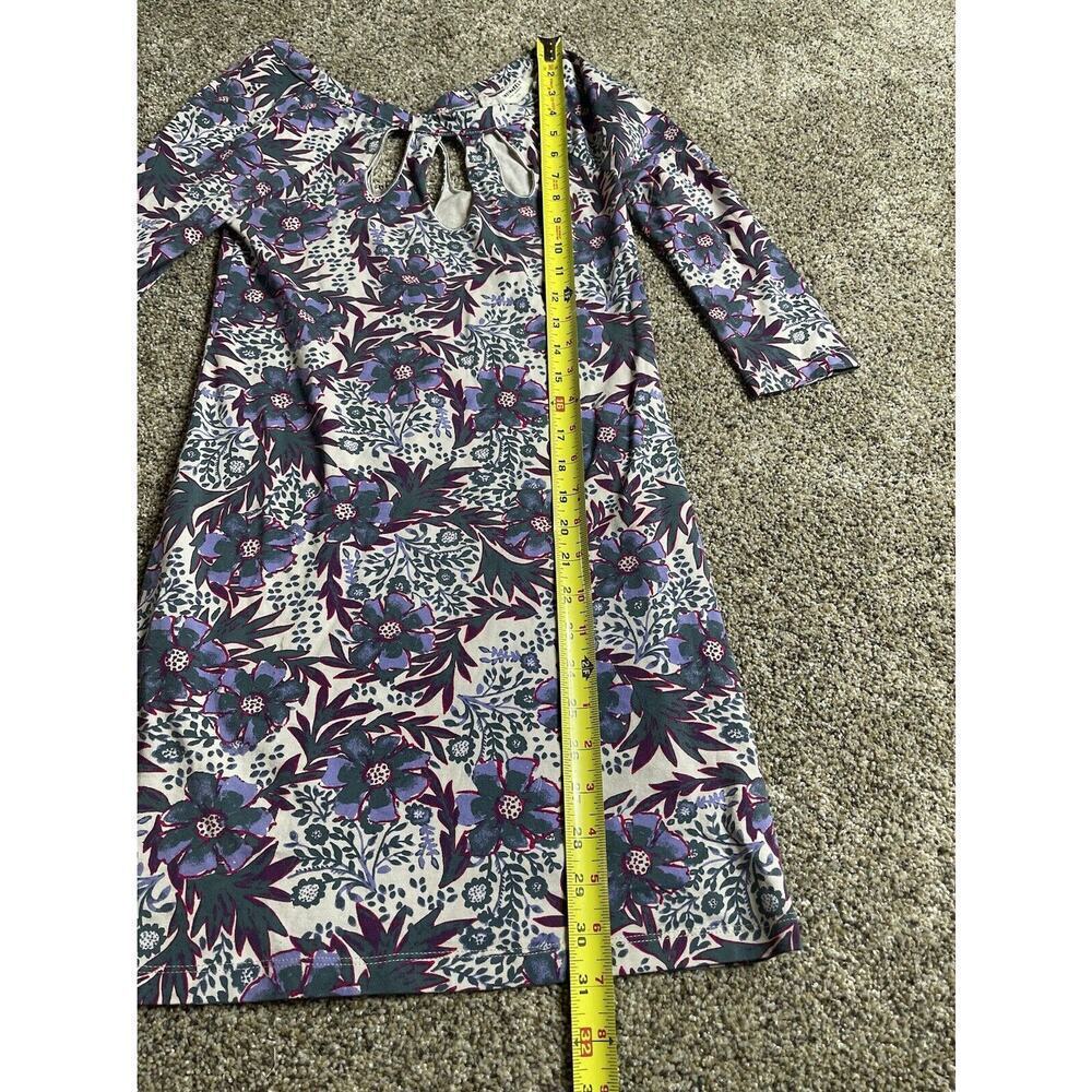 FREE PEOPLE Intimately Womens Floral Bodycon Mini Dress Keyhole Neckline Small - Picture 5 of 6